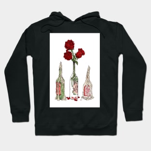 Candles, Wine and a Rose Hoodie